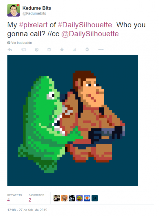 Kedume Bits en Twitter   My  pixelart of  DailySilhouette. Who you gonna call    cc  DailySilhouette http   t.co GyG8ftq018